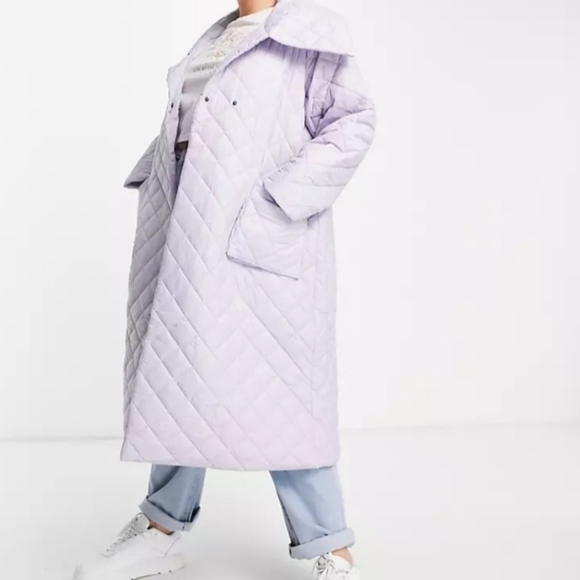 NATIVE YOUTH Oversized Longline Padded Coat Sz 24 - Picture 1 of 4